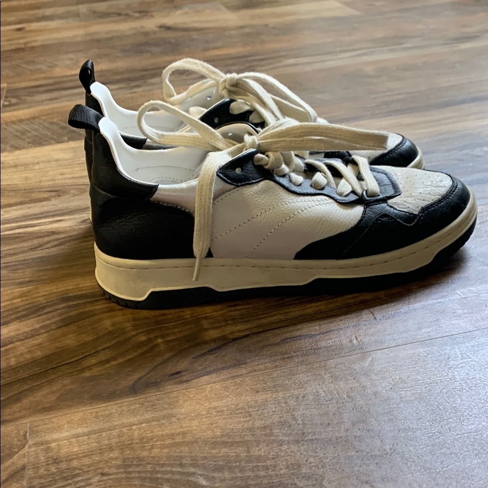 Steve Madden Black and White Sneakers